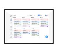 GOWENIC Calendario Digitale Intelligente Interattivo 10.1 in un Touchscreen HD con attività di Trasporto per la Motivazione dei Bambini e le Informazioni Familiari