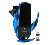 GOWENIC Caricatore Wireless per Auto con Sensore Intelligente, Supporto per Presa d'aria a Ricarica Rapida da 15 W per 15/14/13/12 Pro Max Plus, S23 S22 S21, Supporto per Telefono con Bloccaggio