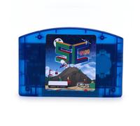 GOWENIC Cartuccia di Gioco Retro HD N64 da 64 MB |Scheda di Lettura Rapida Open Source con Salvataggio Automatico per Console N64 (blu trasparente)