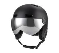 GOWENIC Casco da Sci con Occhiali e Copriorecchie Fodera in EPS Casco per Sport Invernali con Visiera Regolabile, Ottimo per Uomo e Donna, Adatto per Snowboard e Sci, M(55-58CM), L(59-61CM)