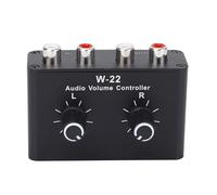 GOWENIC Casella di Controllo del Volume, Controllo del Volume di 3,5 Mm, con Manopola 'attenuatore per Piccoli Regole di Equilibrio, per Lettori CD, Lettori di Suono Digitale,