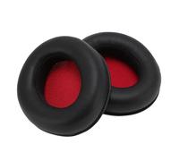GOWENIC Cuscini con Cuffie Morbide, Cuciture Rinforzate Comode Cuscinetti Top Luminosi Luminosi Isolamento del Suono 2 -pezzi Elevata elasticità per gli Spiriti Focali un Casco (BLACK)