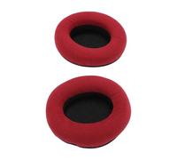 GOWENIC Cuscini con Cuffie Morbide, Cuciture Rinforzate Comode Cuscinetti Top Luminosi Luminosi Isolamento del Suono 2 -pezzi Elevata elasticità per gli Spiriti Focali un Casco (rosso)