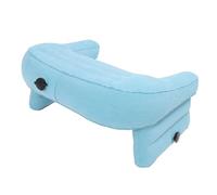 GOWENIC Cuscino da Lettura Gonfiabile Regolabile per un Comodo Supporto per le Braccia Rilassanti, Scrivania da Gioco, Scrittura per Divano di Casa, Dimensioni Portatili 22x16,5x13,8 Pollici (BLUE)