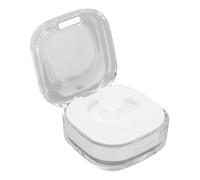 GOWENIC Custodia di Ricarica Smart Ring, Dock di Ricarica Portatile Magnetico di Tipo C a Rapida con Batteria Integrata da 200 MAh per R02 R03 R06 R11M R8 H01 SR05 Smart Rings (WHITE)