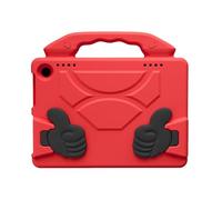 GOWENIC Custodia Protettiva con Impugnatura Girevole per Tablet, Facile da Pulire, Ideale per Guardare Film e Utilizzare le Mani Libere (rosso)