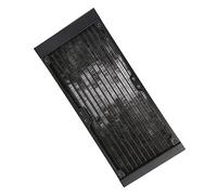 GOWENIC di Raffreddamento Ad Acqua per PC da 360 Mm | Separatore d'Acqua con Alette in Rame Rosso per Scambiatore di Calore G1/4 a 12 per Radiatore CPU (240 mm)