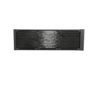 GOWENIC di Raffreddamento Ad Acqua per PC da 360 Mm | Separatore d'Acqua con Alette in Rame Rosso per Scambiatore di Calore G1/4 a 12 per Radiatore CPU (360 mm)