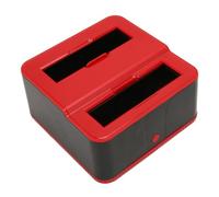 GOWENIC Docking Station per Disco Rigido Esterno USBC 3.0 a SATA per Dual bay 2.5 3.5 Pollici SATA I II III SSD HDD Duplicatore Disco Rigido, Supporto UASP e Sospensione Automatica e