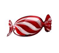 GOWENIC Elegante Piatto per Caramelle, Grande Piatto per Frutta a Forma di Fiocco, per Snack in Vetro Antiscivolo, Facile da Pulire, per Decorazioni per Matrimoni, Compleanni, Tea Time (Disco