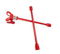 GOWENIC G7/8 14 Asta di Prolunga Spray |Bacchetta Spruzzatrice a Doppio Giunto con Rivestimento Antiossidante per la Riparazione di Ponti per Costruzioni Pesanti (rosso)