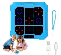 GOWENIC Gioco Portatile con Memoria Elettronica, Gioco Cerebrale Portatile con modalità Silenziosa, Allenamento di Logica e Memoria, Giocattolo da Viaggio per Bambini Adulti, per Feste (BLUE)