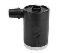 GOWENIC Gonfiatore Elettrico Ricaricabile |Mini Pompa Portatile con LED per Materasso Galleggiante da Piscina da Campeggio (BLACK)