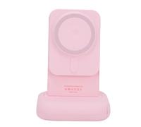 GOWENIC Grip per Fotocamera del Telefono Magnetico, Manico Ergonomico Remoto Staccabile con Supporto per Scarpe Fredde e 1 Vite da 4 Pollici, per Smartphone Vlog Photography (Roseo)