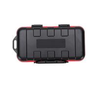 GOWENIC Hard Shell Custodia per Schede di Memoria per Batteria Fotocamera | Robusto organizer da viaggio, protezione antiurto contro le cadute, design compatto, chiusura , adatto a più schede di