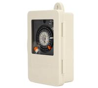 GOWENIC Interruttore Orario Meccanico a 96 Segmenti |Timer Accurato per Illuminazione Ed Elettrodomestici