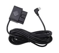 GOWENIC Kit Cablato per Dash Cam, Cavo di Alimentazione OBD da 11,5 Piedi, Adattatore USB C, Display Digitale, modalità Parcheggio 24 Ore ACC, con Adattatore USB Tipo C, per GPS Nei DVR