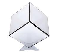 GOWENIC Luce Cubica 3D Infinity Touch Control | Lampada da Specchio a LED Dimmerabile Decorazione da Tavolo in Acrilico Regalo Futuristico