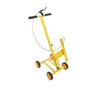 GOWENIC Macchina per Tracciare Linee di Tracciatura a Larghezza Regolabile con Bacchetta per Tracciatura di Parcheggi per Campi Sportivi, Strade e Magazzini - Costruzione in Ferro, 3 modalità di