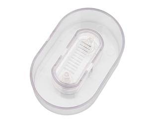 GOWENIC MANUALE PUSH BART TRIMMER CLEPER, Custodia in Plastica BART TRIMMER RINSER PORTATIFICA PORTATALE Acqua di Risparmio per l'uso di Viaggi (Trasparente)