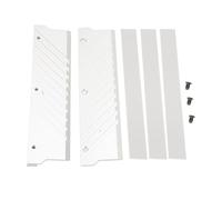 GOWENIC Memoria DDR5 Raffreddatore RAM Dissipazione Efficiente del Calore per di Raffreddamento Ad Acqua del Computer Lega di Alluminio MEO PMOAB G Dimensioni 5,3 X 1,3 X 0, Pollici (SILVER)