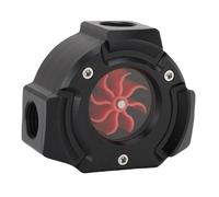 GOWENIC Misuratore di Portata Compatto G1/4 per Raffreddamento a Liquido PC |Indicatore del Flusso d'acqua a 8 lame: velocità Precisa