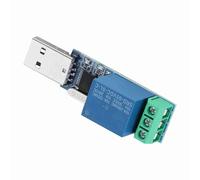 GOWENIC Modulo relè USB Scheda di Controllo Interruttore Intelligente, Chip di Controllo USB CH340, Modulo relè 5V 10A 250VAC 30VDC con Protezione da Sovracorrente, Smart Fai-da-te per Automazione PC