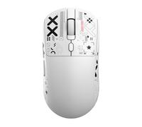 GOWENIC Mouse da Gioco a Tre modalità, Frequenza di Polling 12.000 DPI 1.000 Hz, 7 Pulsanti Programmabili, Interruttore a Silenzioso, con Dock di Ricarica Magnetico, per Lavoro e Studio (WHITE)
