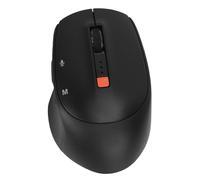 GOWENIC Mouse Vocale Intelligente AI, Mouse per Computer Wireless Bluetooth 5.0 e USB 2.4G con 6 Pulsanti, Digitazione Vocale, Traduzione in Tempo Reale, Scrittura Intelligente, per, (BLACK)