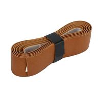 GOWENIC Nastro Overgrip in Pelle Marrone per Racchette |Grip di Ricambio per Assorbimento del Sudore in Vera Pelle Bovina per Tennis e Badminton, 1 M X 25 Mm - Sensazione di Colpo Migliorata e (BROWN)