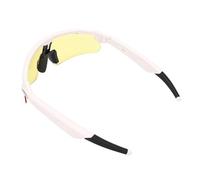 GOWENIC Occhiali Sportivi Bluetooth Eleganti e Resistenti con Microfono Integrato per Andare in Bicicletta e Correre in Qualsiasi Condizione Atmosferica (WHITE)