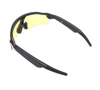 GOWENIC Occhiali Sportivi Bluetooth Eleganti e Resistenti con Microfono Integrato per Andare in Bicicletta e Correre in Qualsiasi Condizione Atmosferica (BLACK)