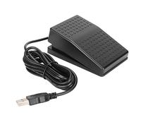 GOWENIC Pedale USB, Azione di Gioco Mouse Tastiera Programmabile Personalizzata, Pedale Singolo con Interfaccia USB A, Adatto per Computer Universali