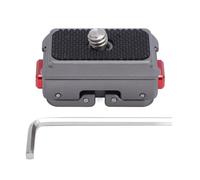 GOWENIC Piastra di Rilascio Rapido, Supporto per Treppiede della Fotocamera in Lega di Alluminio con Vite da 1/4 di Pollice e Base Magnetica, Compatibile con le Azioni di Pro 2 Pro X4