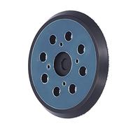 GOWENIC Platorello di Supporto per Levigatrice Orbitale di Ricambio da 5 Pollici 8 Fori con 4 Occhielli e Anello per Levigatrice, Compatibile con la Maggior Parte delle Smerigliatrici con 4 Viti,
