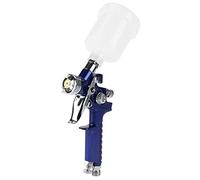 GOWENIC Pneumatic Gravity Spray Gun 125ml Airbrush per Auto (H-2000A | Design leggero e compatto, atomizzazione uniforme, tazza di vernice trasparente, modello di grafica per mobili
