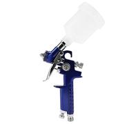 GOWENIC Pneumatic Gravity Spray Gun 125ml Airbrush per Auto (H-2000A | Design leggero e compatto, atomizzazione uniforme, tazza di vernice trasparente, modello di grafica per mobili