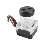 GOWENIC Pompa per Acqua Raffreddamento PC Serbatoio 550L/H 3.5m Prevalenza | Serbatoio del serbatoio da gioco, 3500 giri/min, circolatore a basso rumore, unità integrata per fai da te