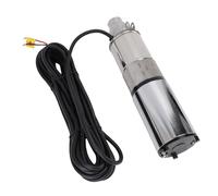 GOWENIC Pompa Sommergibile Solare in Acciaio Inossidabile 260 W |Pompa a Vite per Pozzi Profondi con Portata di 1,2 M³/h e Prevalenza di 40 M per Irrigazione con Cavo da 10 M