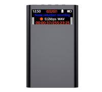 GOWENIC Registratore Vocale con Schermo, Schermo TFT da 0,96 Pollici, Display Affidabile, Lunga Durata, con Connettore di Tipo C, per Lezioni e Interviste (64G)