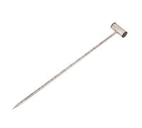 GOWENIC Robusta Sonda per Test del Terreno in Acciaio Inossidabile, 14 Pollici, per Determinare la Struttura del Terreno, Fattoria di Piante da Giardino (Maniglia a forma di T)