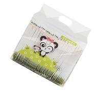 GOWENIC Salviette Morbide per la Pelle del Bambino 50 Pezzi |Mini Salviette Monouso per Mani e Viso da Viaggio, Tessuto Non Tessuto Delicato (Panda Meimei confezione da 50 compresse)