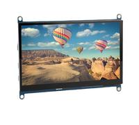 GOWENIC Schermo Touch Capacitivo da 7 Pollici Display HD 1024x600 | Interazione multi-dito, pannello monitor compatto, doppi altoparlanti integrati, configurazione Plug And Play