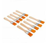 GOWENIC Set di Spazzole con Manico in Legno per Bambini | Strumento di Scavo Archeologico da 10 Pezzi con Filamenti di Nylon per la Pittura (Numero 3 (14 X 2,9 X 2 cm/5,5 1,1 0,8 pollici))