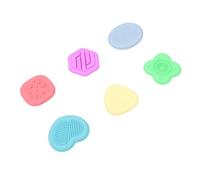 GOWENIC Silicone Sensoriale Worry Stone 6 Pezzi Texture Morbida Calmante | Set di agitazione tattile, angolo per calmarsi in classe, strumenti per alleviare lo stress, materiale scolastico a casa,