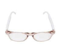 GOWENIC Smart Glasses, 144 Lingue AI Traduzione Call Lenti Lenti a Prova D'acqua, con Tecnologia di Riduzione del Rumore, per Viaggi in Viaggio per Via di Guida All'aperto (Pink and White Frame)