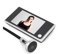 GOWENIC Spioncino Digitale LCD 3,5" con Angolo di 120 Gradi, Occhio per Porta di Sicurezza Grandangolare con Sensore CMOS 1 MP, Occhio di Gatto Elettronico Visivo per Casa Intelligente Ultrasottile,
