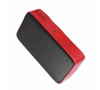 GOWENIC Strike Pad per l'allenamento |Scudo da Punzonatura Portatile con Pelle PU, Fascia Elastica da 5 Cm, Ventilazione in Metallo, Design Durevole Cucito a Mano (rosso)