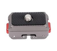 GOWENIC Supporto Magnetico a Sgancio Rapido per Action Camera | Lega di alluminio, blocco a doppio perno, cuscinetto smorzatore di vibrazioni, bastone per selfie con treppiede,