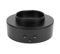 GOWENIC Supporto per Vetrina Rotante Motorizzato |Piattaforma Display Girevole a 360 Gradi con Doppia Alimentazione per lo Streaming Live di Fotografie (BLACK)